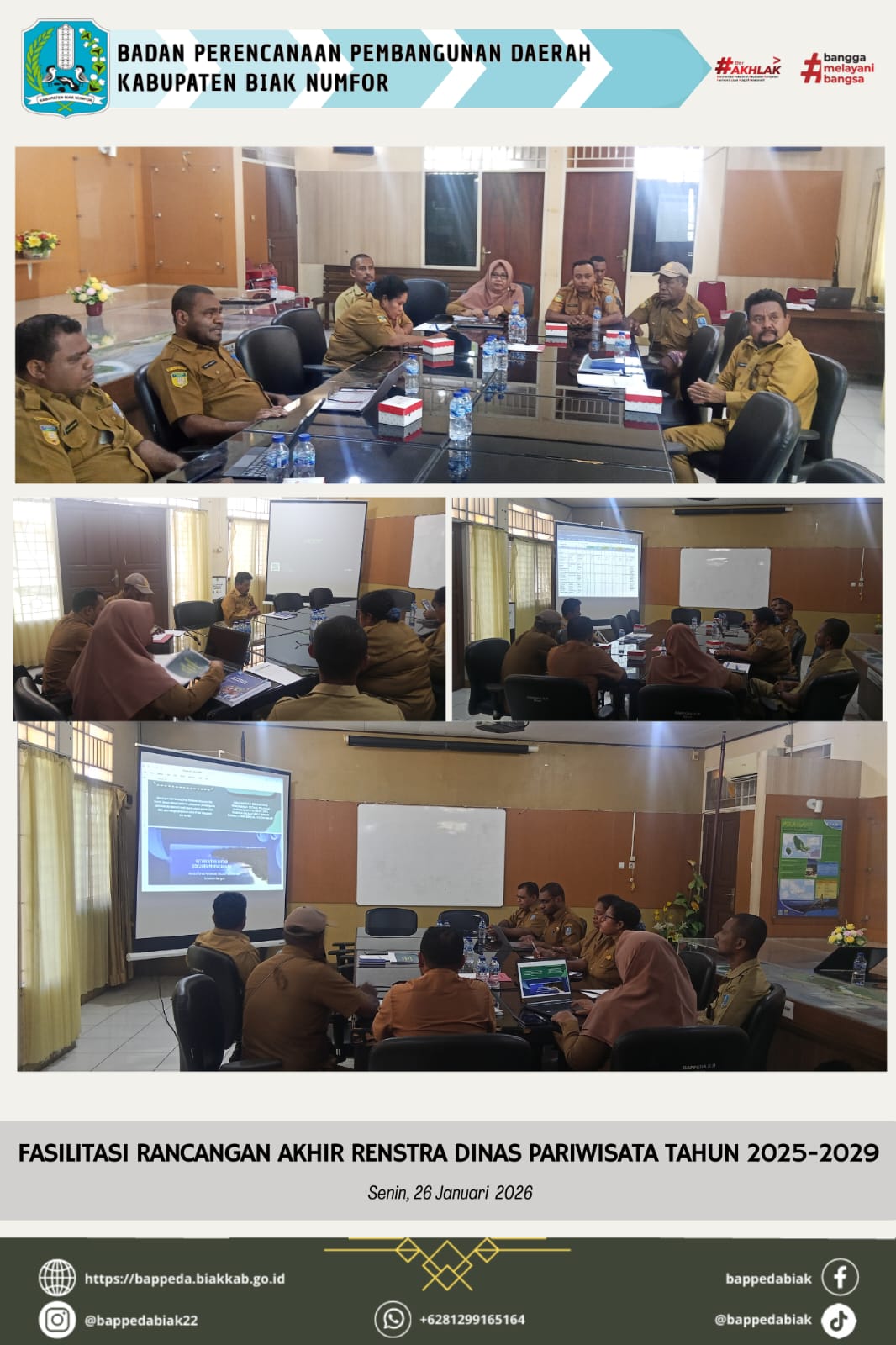 Fasilitasi Rancangan Akhir Renstra Dinas Pariwisata 2025-2029