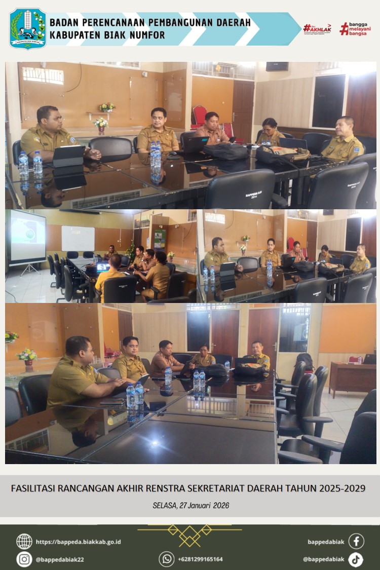 Fasilitasi Rancangan Akhir Renstra Sekretariat Daerah 2025-2029