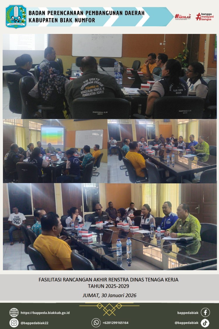 Fasilitasi Rancangan Akhir Renstra Dinas Tenaga Kerja 2025-2029