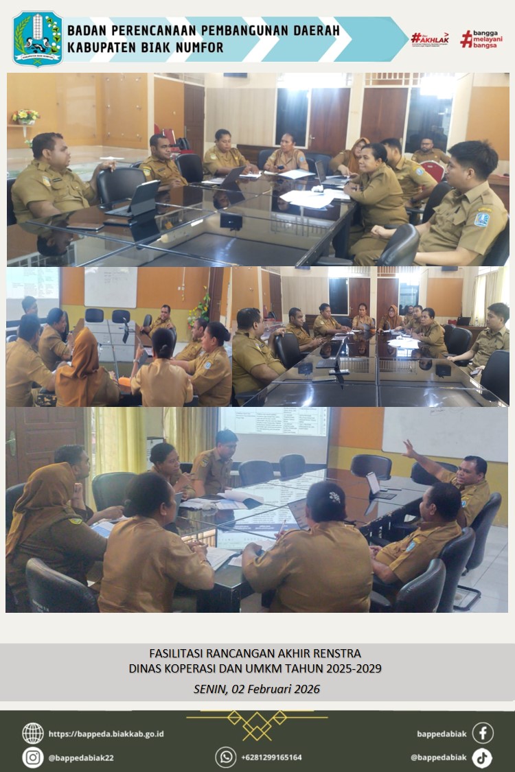 Fasilitasi Rancangan Akhir Renstra Dinas Koperasi UMKM 2025-2029