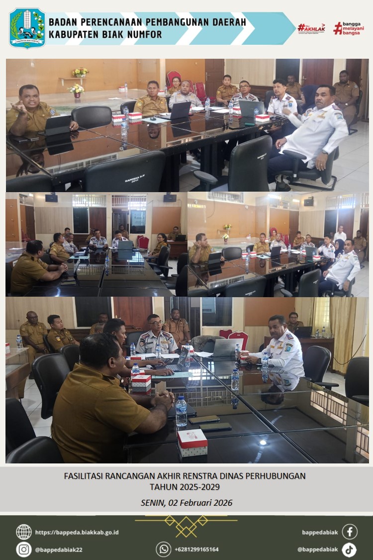 Fasilitasi Rancangan Akhir Renstra Dinas  Perhubungan 2025-2029