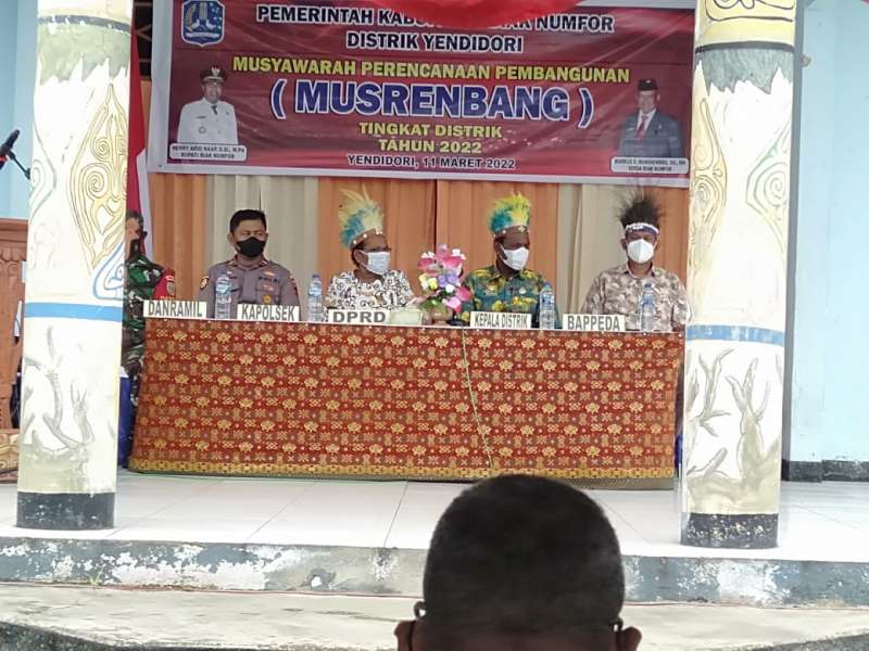 Musrenbang RKPD 2023 TA. 2022 Tingkat Distrik Yendidori