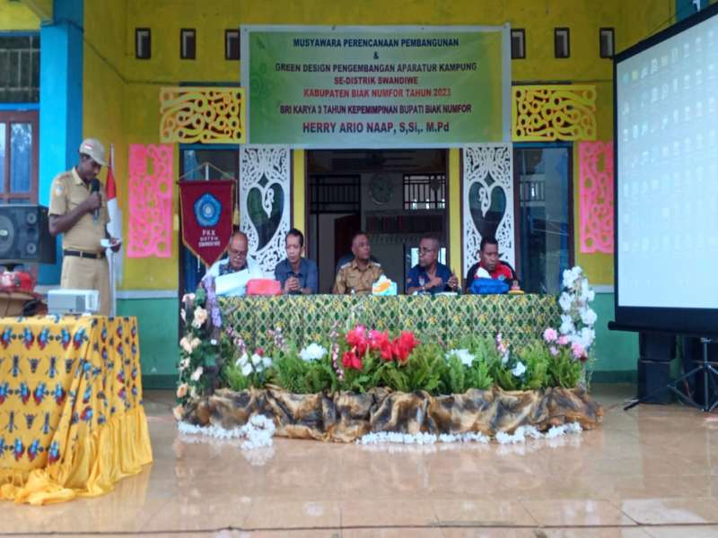 Musrenbang RKPD 2023 TA. 2022 Tingkat Distrik Swandiwe